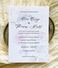The Alice Lilac Invitation