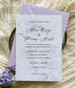The Alice Lilac Invitation